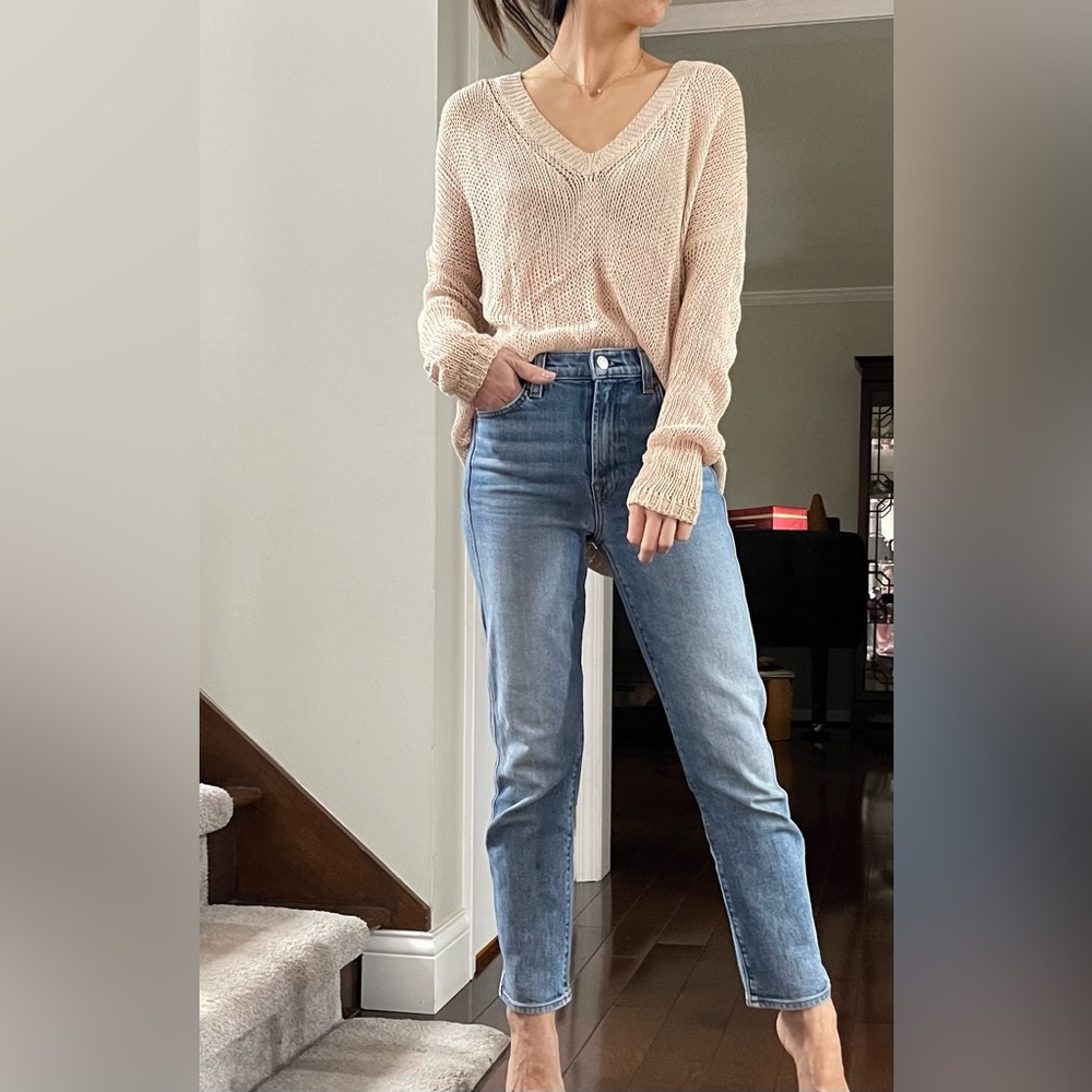 Theory open knit sweater XS